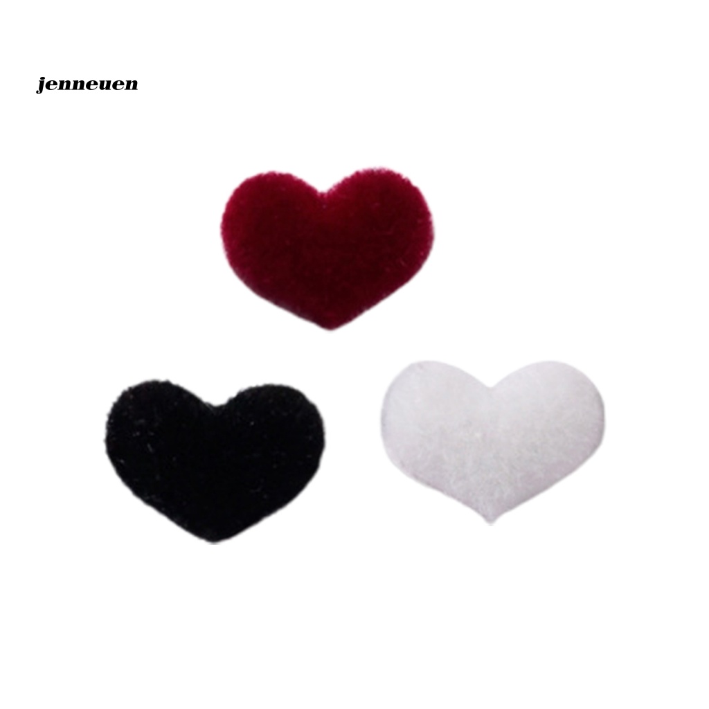 Bộ 20 Phụ Kiện Trang Trí Móng Tay Hình Trái Tim Phẳng Thời Trang Thu Đông