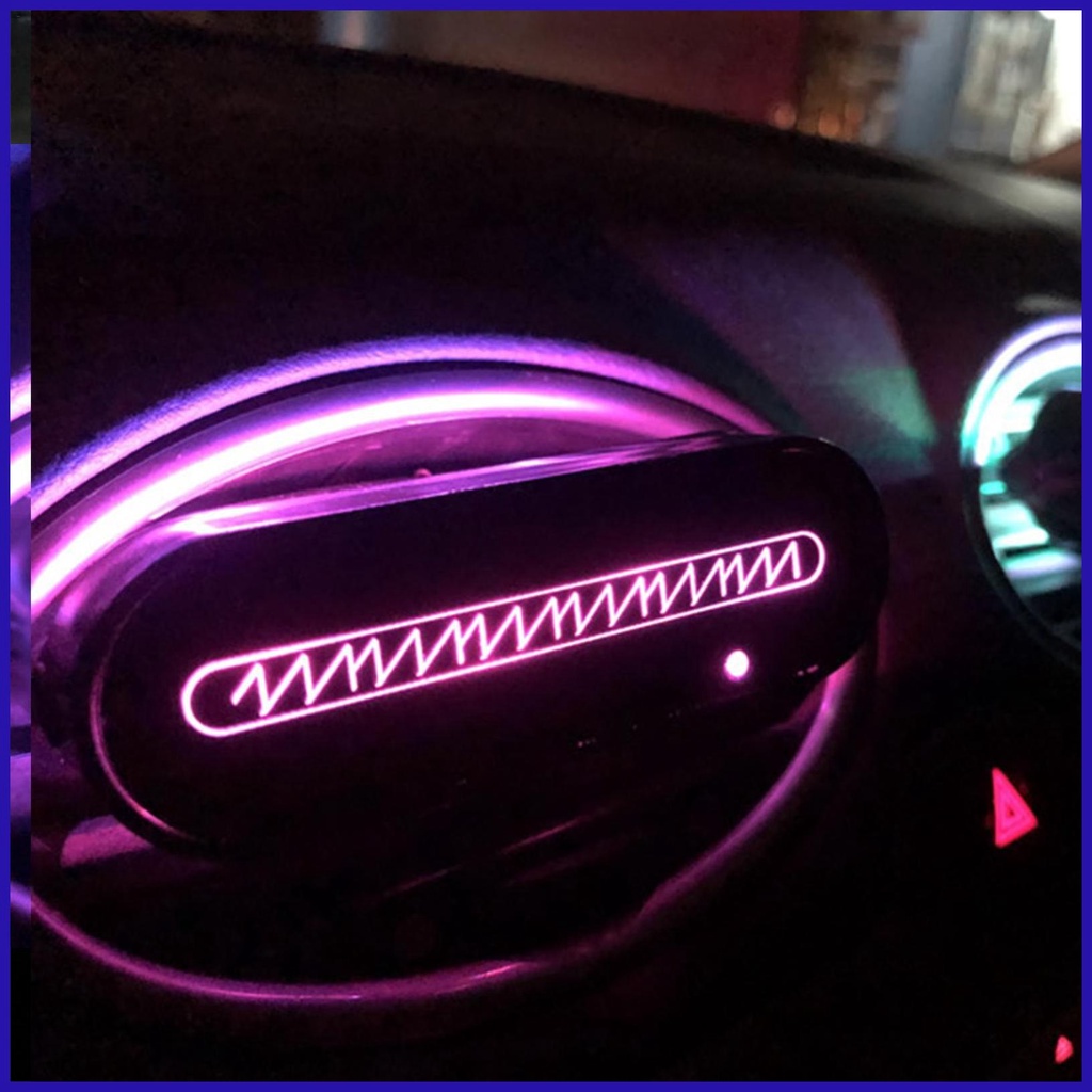 Đèn LED Khuếch Tán Hương Thơm Trang Trí Xe Hơi Thông Dụng