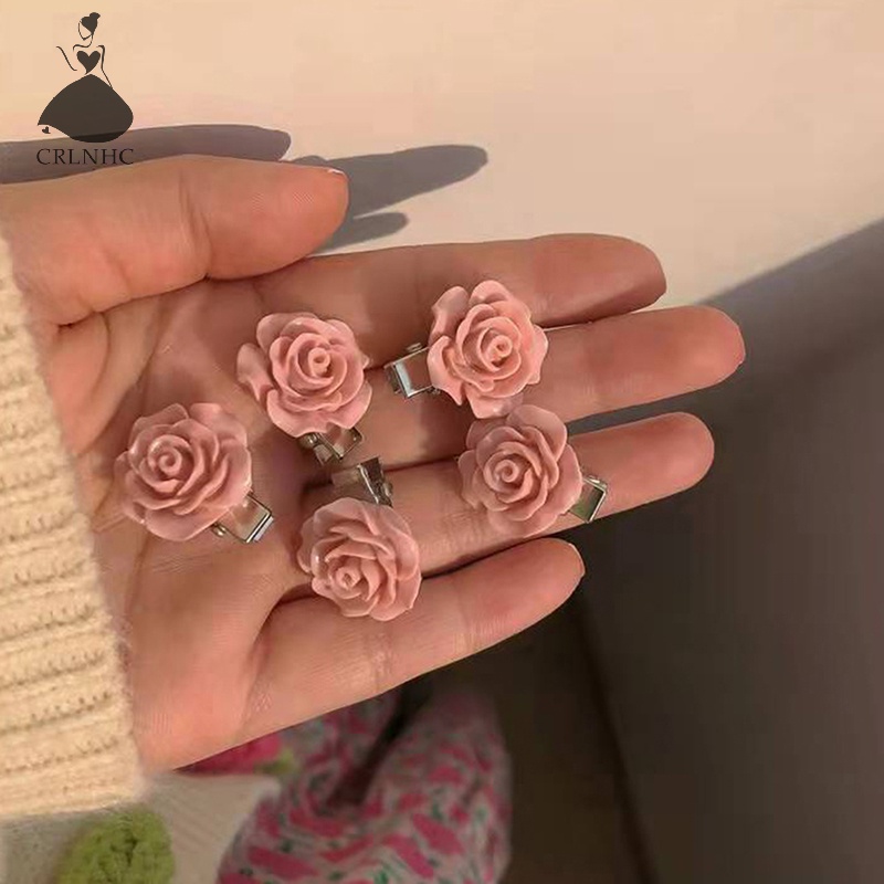 Kẹp Tóc Càng Cua Mini Hình Hoa / Trái Tim Dễ Thương Ngọt Ngào Cho Nữ vn