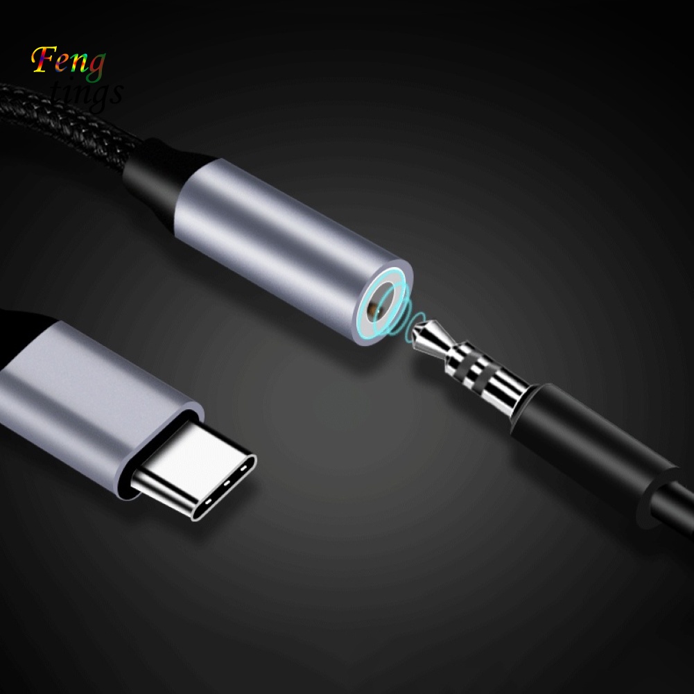 Cáp Chuyển Đổi Âm Thanh Type-c Sang Giắc Cắm 35mm Bằng Hợp Kim Nhôm