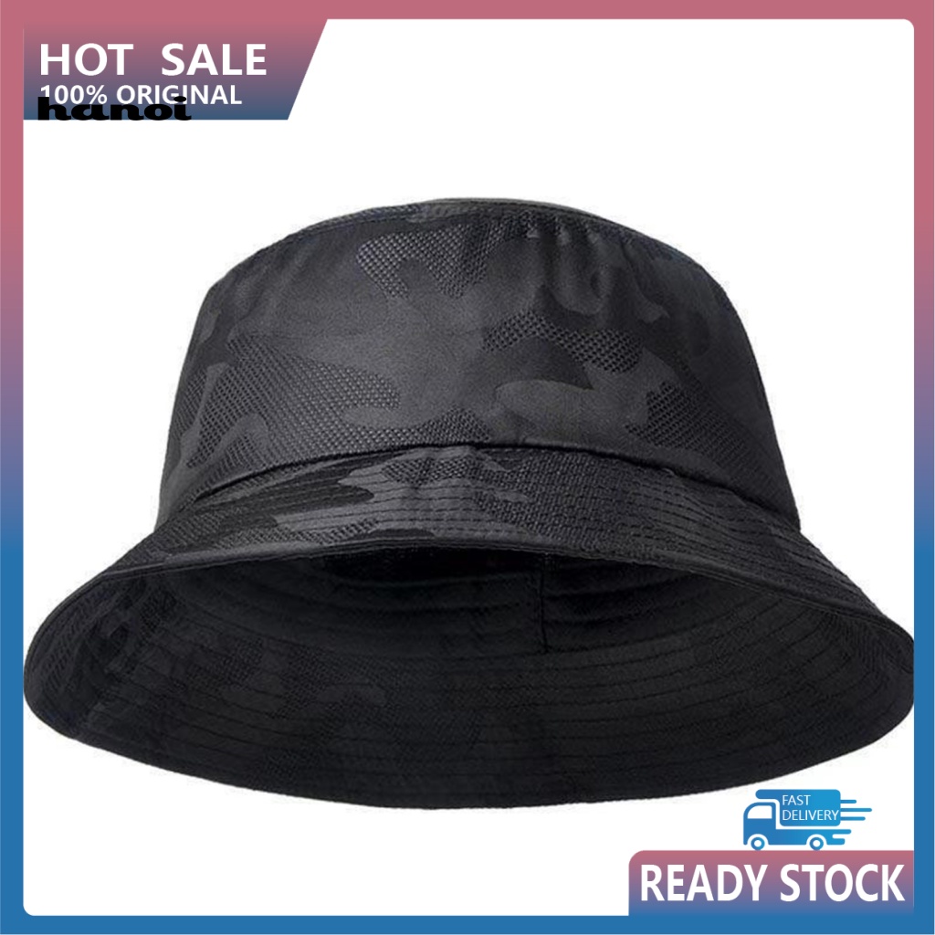 Nón Vành Tròn Họa Tiết Rằn Ri Thoáng Khí Thời Trang Cho Nam