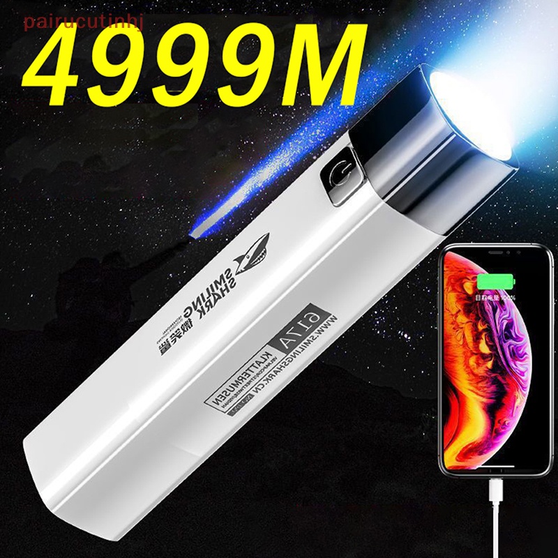 1 / 2 Đèn Pin Mini Siêu Sáng 2 Trong 1