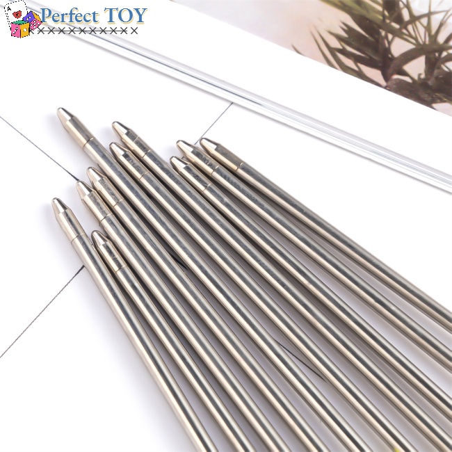 Bút Bi Đầu Kim Loại Ngòi 82mm Có Đính Đá Lấp Lánh