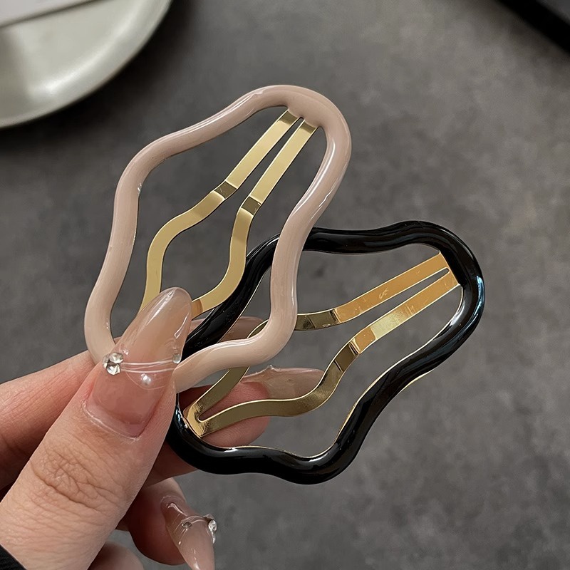 Bộ Kẹp Tóc Kim Loại Hình Đám Mây Dễ Thương