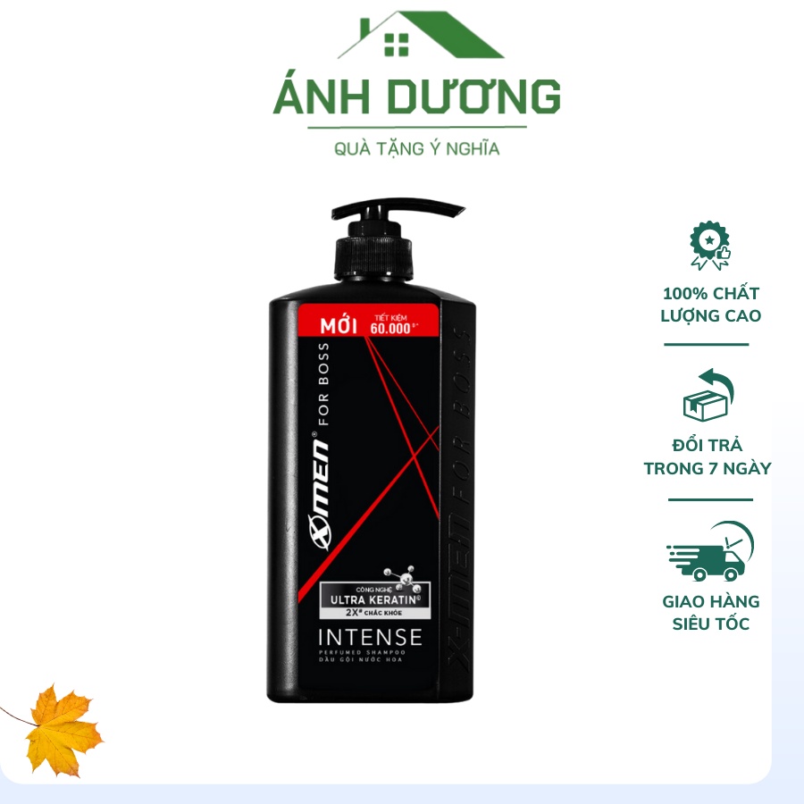 Dầu Gội XMEN for Boss Intense Perfumed Shampoo 380g/650g - Gội đầu X Men - Sữa Tắm Nam Boss