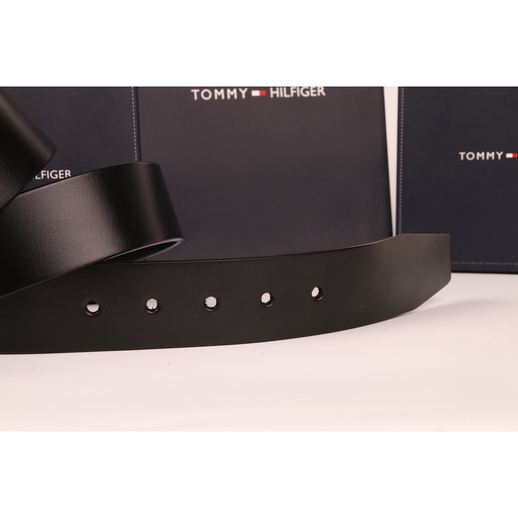 Tommy hilfiger thắt lưng mỏng dây đeo thắt lưng bằng da thật thời trang blogger xu hướng thắt lưng ghim khóa thắt lưng nam và nữ đồng quê