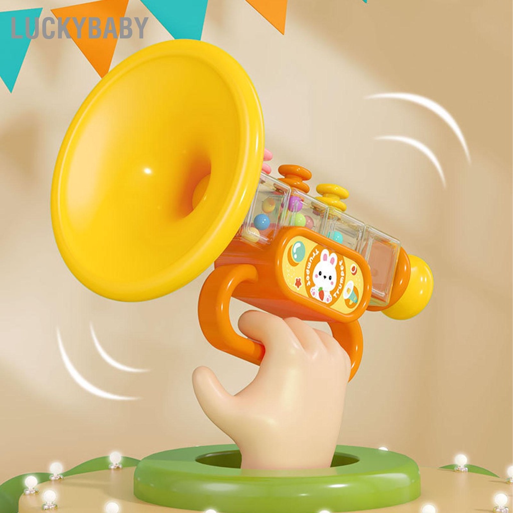 Đồ chơi âm nhạc kèn Trumpet dễ thương cho bé - Hoạt Hình Dễ Thương Màu Sắc Tươi Sáng Đa Năng Đồ chơi Âm Nhạc Giáo Dục Sớm Cho Bé - LUCKYBABY