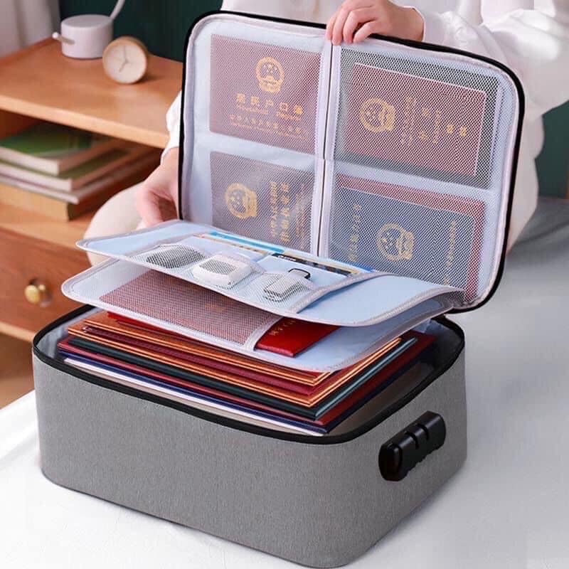 Cặp Túi Vali Đựng Tài Liệu - Hồ Sơ 3 Ngăn