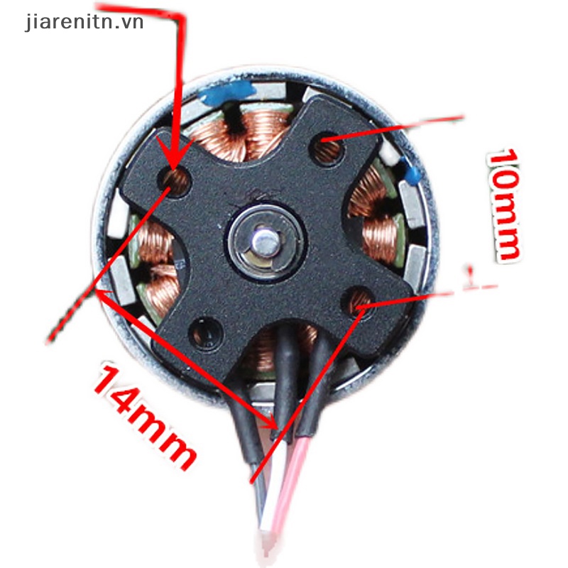 Jiarenitn mini brushless motor micro 1806 mô hình máy bay động cơ không chổi than 2080kv vn