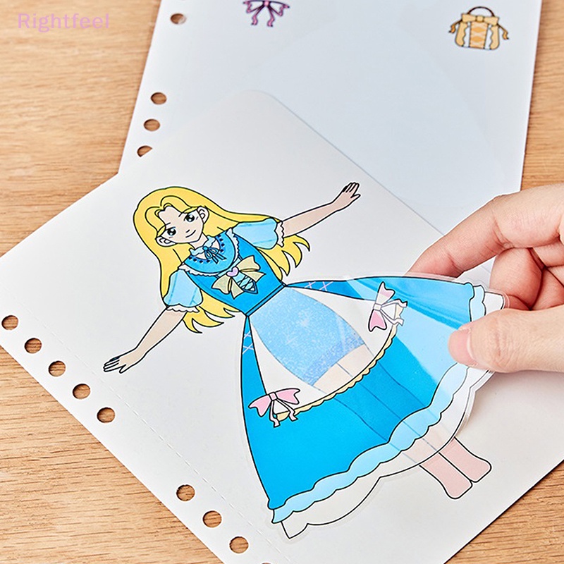 Miếng Dán Hình Công Chúa Poking Princess Làm Thủ Công Đồ Chơi Giáo Dục Cho Trẻ Em Mới