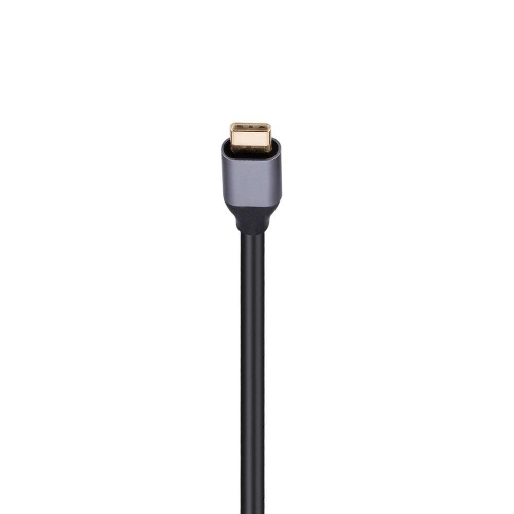 Dây Cáp Nối Dài 1.8M Đầu Type-C Sang VGA Bằng Hợp Kim Nhôm 3.1 24pin 10Gbps Tiện Dụng Cho Màn Hình / Máy Chiếu / TV / Laptop