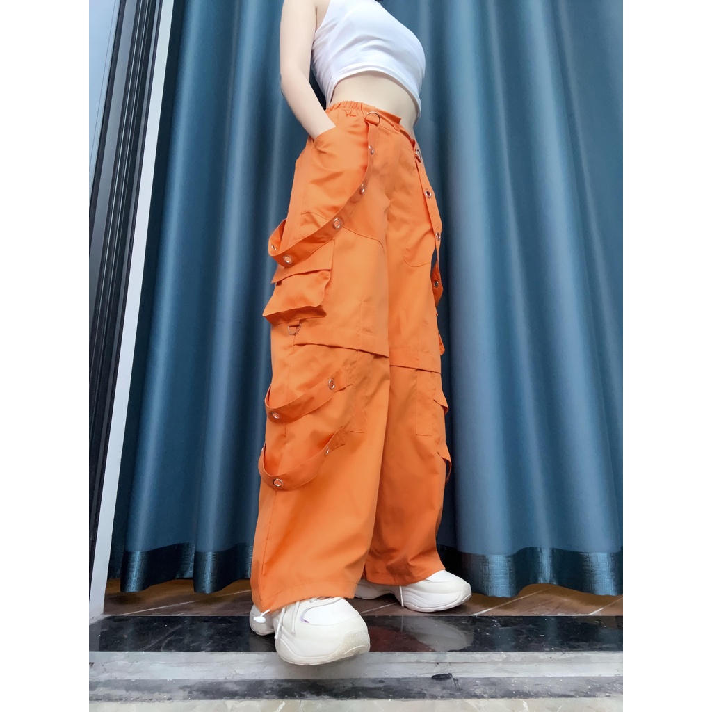 Quần túi hộp phong cách hip hop oze sáu dây Q10