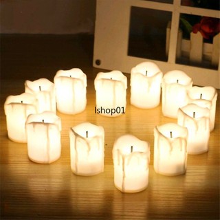 Đèn led hình nến điện tử không ngọn lửa trang trí tiệc cưới / nội thất nhà