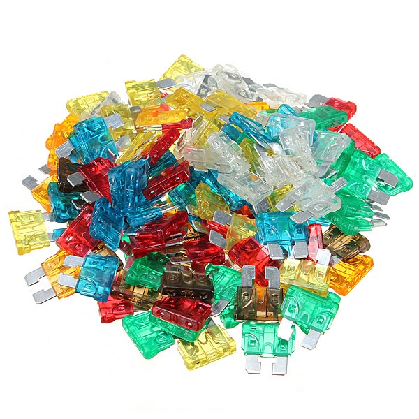 Electrapick Set 160 Cầu Chì Lưỡi Nhỏ Vừa Cho Xe Hơi / Xe Tải 5 / 7.5 / 10 / 15 / 20 / 25 / 30a