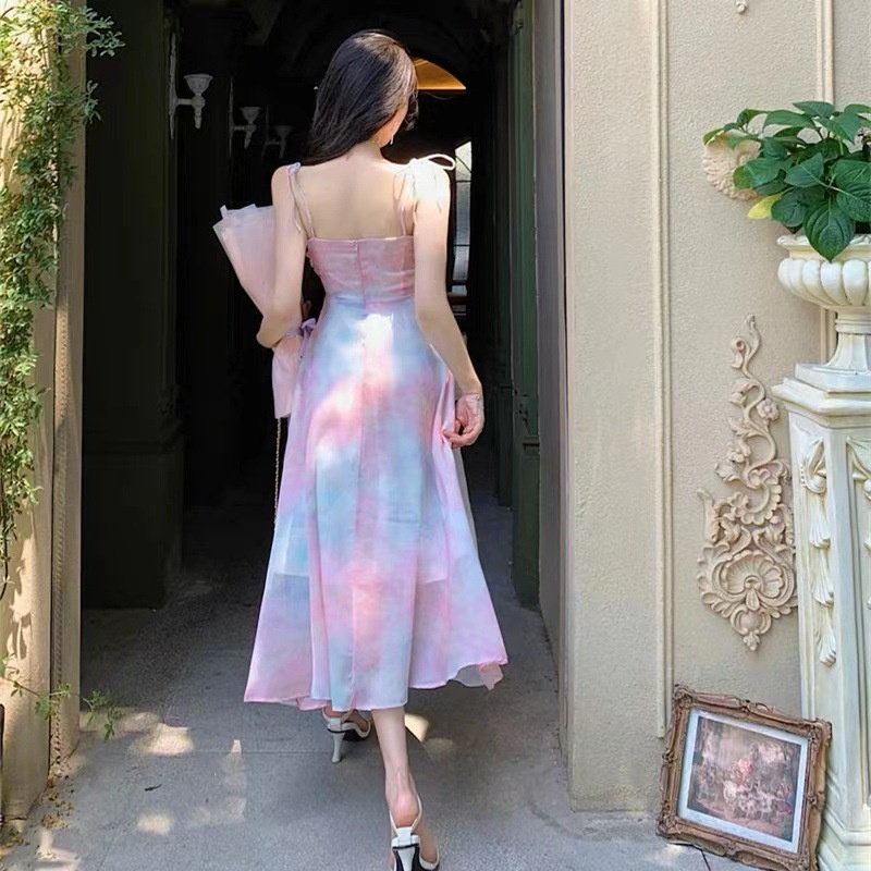 Chic váy nữ Đầm Body Cho thời váy trang hàng cao cấp tính cách 2023 NEW 080402