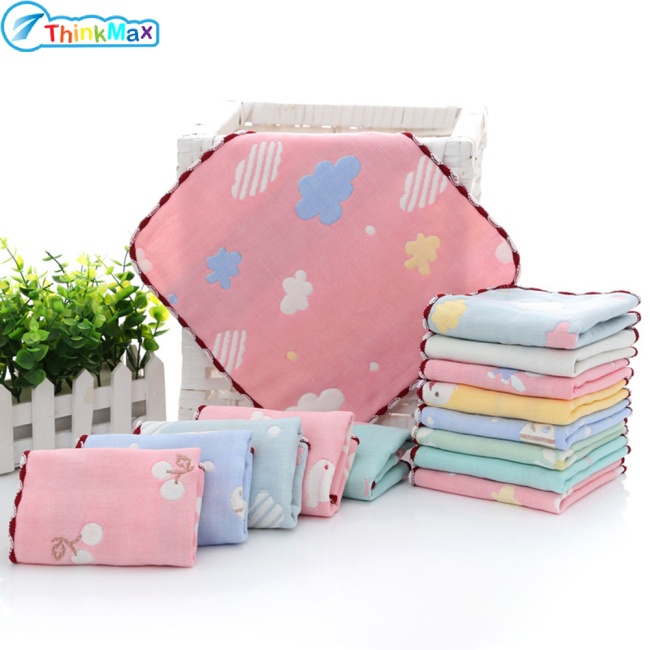 Khăn Lau Mặt 6 Lớp Mềm Mại Cho Bé