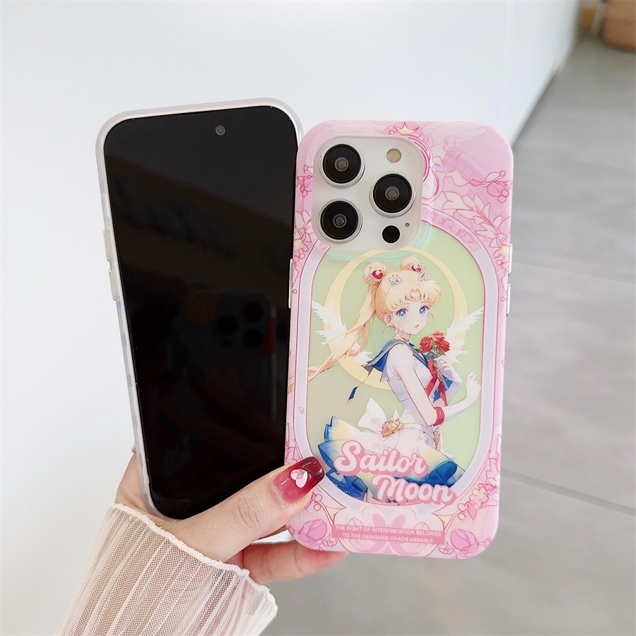 Ốp Điện Thoại Cứng Hình Thủy Thủ Mặt Trăng Cho iphone 15 pro max iphone 14 pro max iphone 13 pro max iphone 12 pro max iphone 11