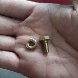 Bu lông, đai ốc đồng M6 thích hợp lắp tụ vuông LSUC