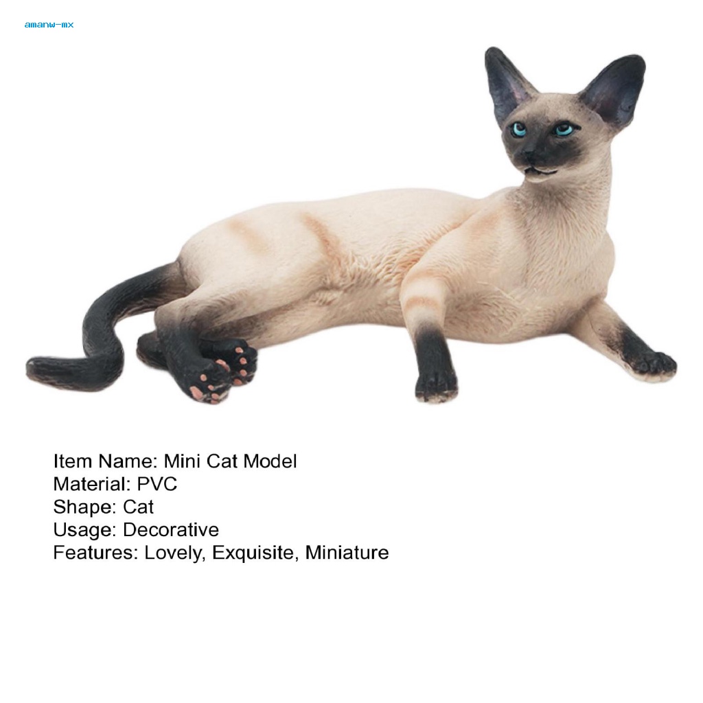 Đồ trang trí Chú Mèo Mini Dễ Thương Dùng Trang Trí Bàn Làm Việc