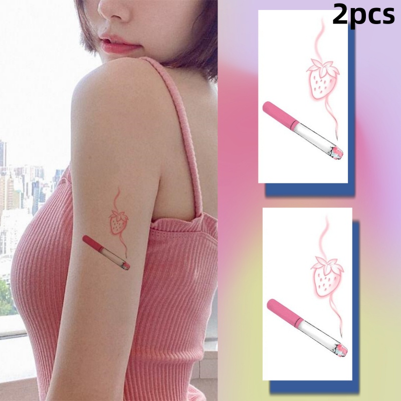 Hình Xăm Dán Tạm Thời Họa Tiết Pháo Hoa Và Cô Gái Gợi Cảm Chống Thấm Nước Trong Vòng 7 Ngày