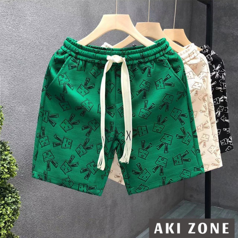 Quần short In Họa Tiết Hoạt Hình Thời Trang Mùa Hè Cho Nam