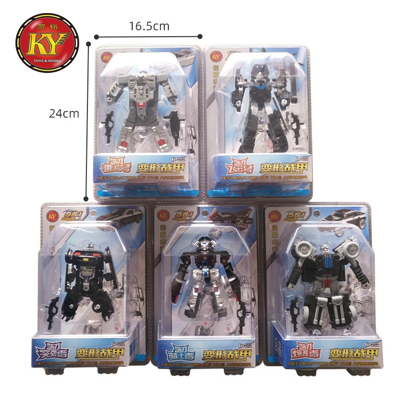 Mô Hình Đồ Chơi Xe Hơi Biến Hình Rô Bốt 5 Trong 1 Bằng Hợp Kim Cho Bé