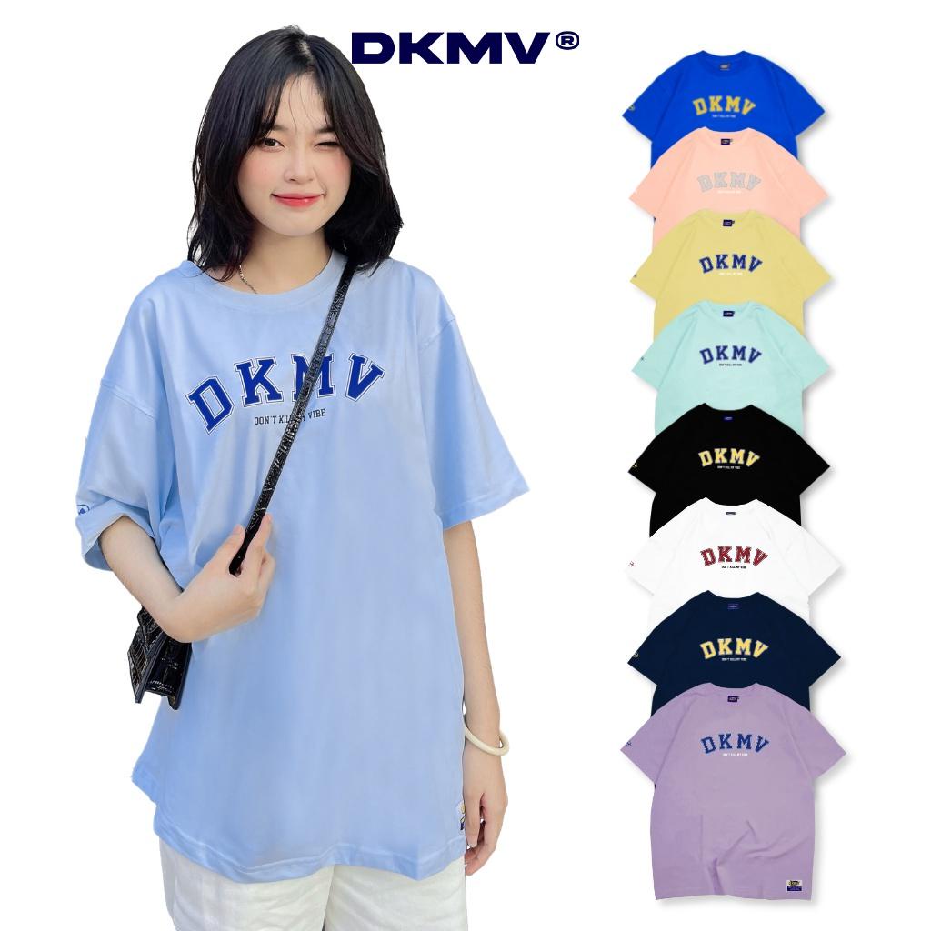 Áo thun nữ form rộng in chữ nhiều màu Don't Kill My Vibe - DKMV Tee Jersey | K05-T7