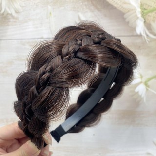 Xương Cá Bím Tóc Giả Thời Trang Hàn Quốc Cho Nữ, Băng Đô Quấn Tóc, Phụ Kiện Tóc