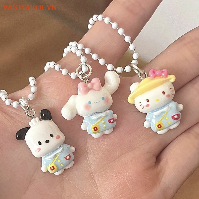 Vastji cartoon keychain dễ thương kawaii móc khóa linh vật chìa khóa chuỗi bi chìa khóa quà tặng nhỏ cô gái đồ chơi ba lô mặt dây chuyền trang sức quà tặng vn