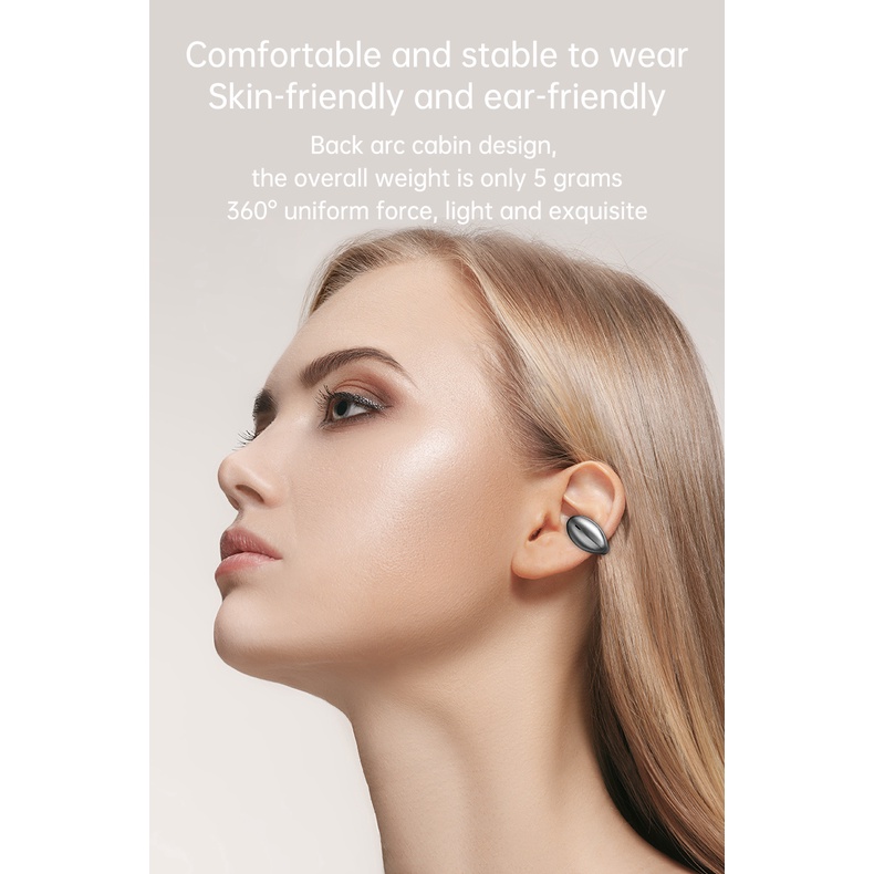 Tai Nghe Bluetooth TWS Không Dây Đeo Vành Tai Tích Hợp Mic HD Mới