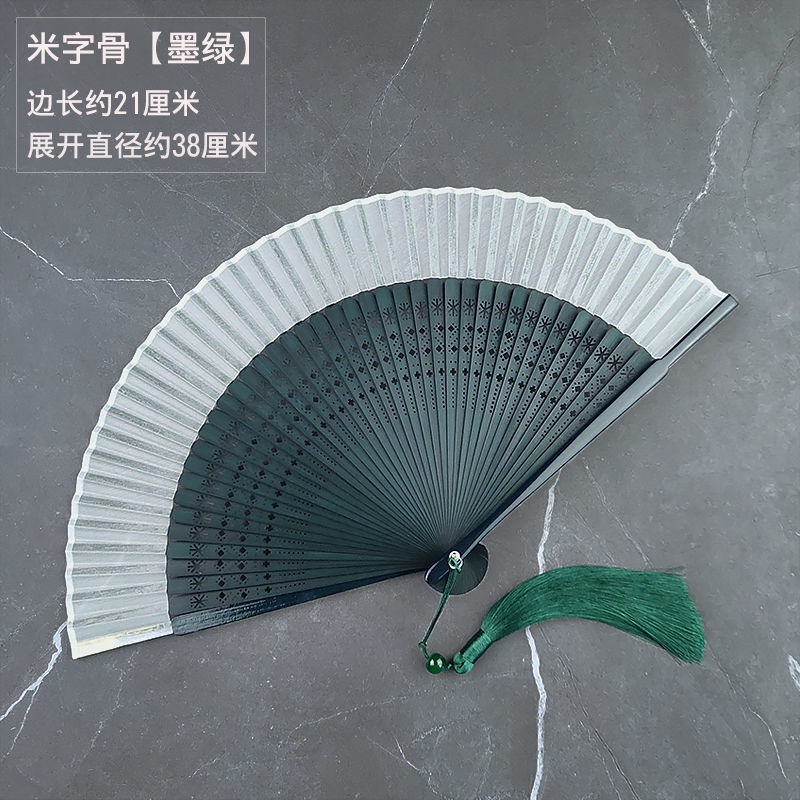 Quạt Xếp Cầm Tay Kiểu Trung Hoa Thời Trang Mùa Hè Cho Nữ