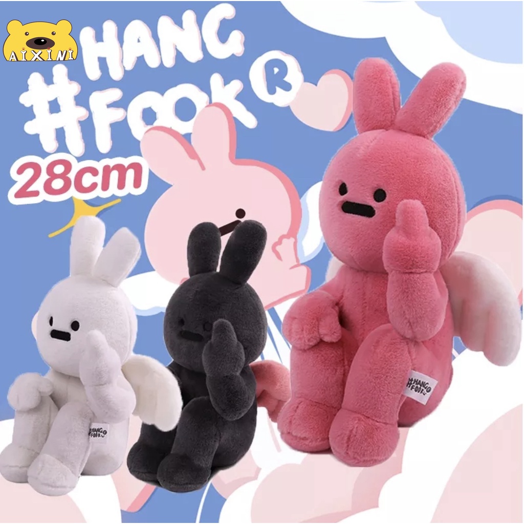 Chính Hãng! 100% Chính Hãng! Đồ chơi nhồi bông Hình Thỏ Hoạt Hình Đáng Yêu Cho Bé