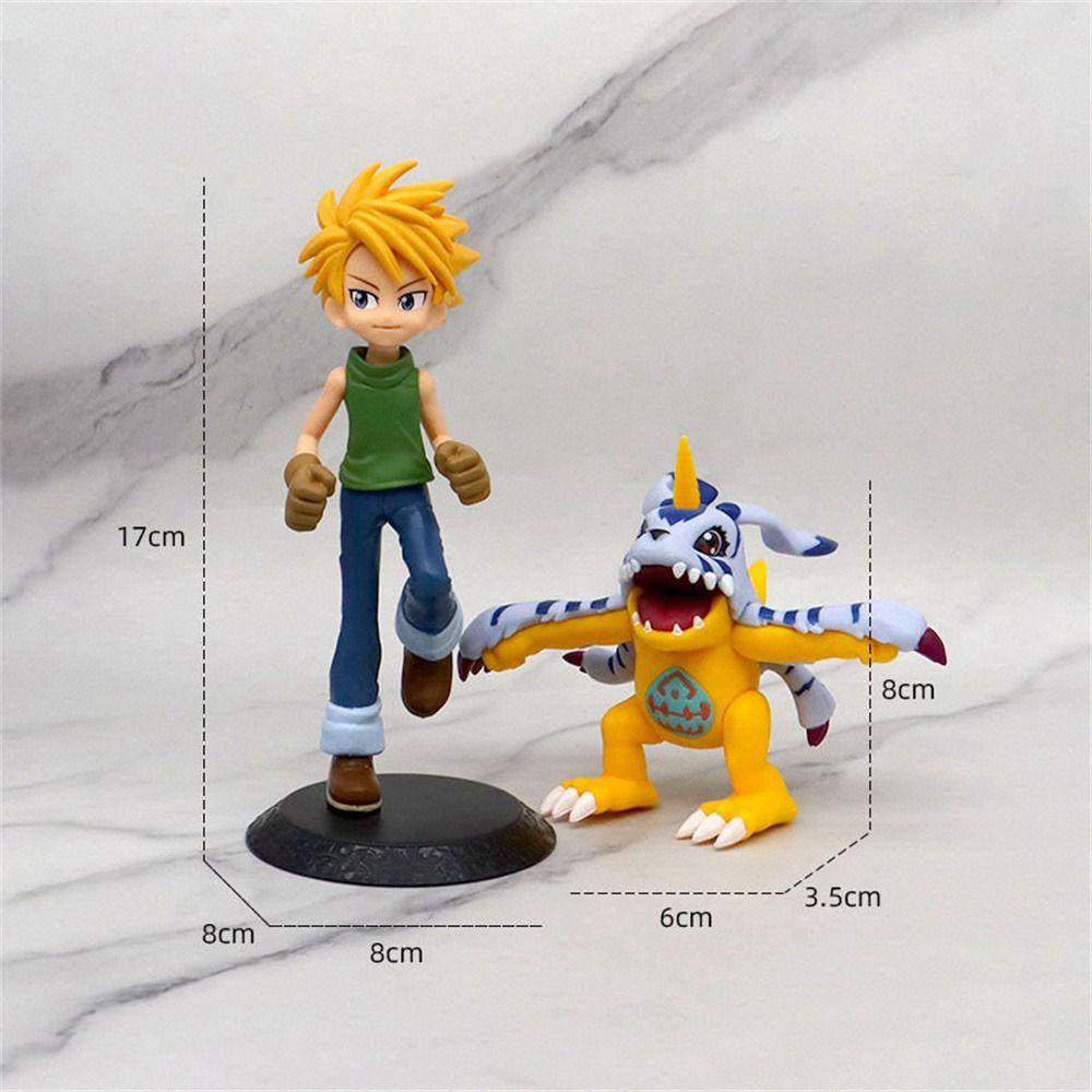 Mô hình đồ chơi MMULCK hình nhân vật Digimon agumon ishida patamon bằng PVC dùng làm quà tặng sinh nhật cho bạn bè