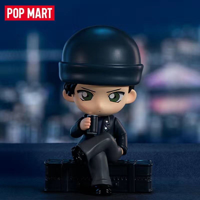 Gô chính hãng popmart thám tử lừng danh conan nhân vật cổ điển hộp mù hình búp bê món quà trang trí