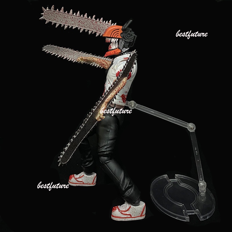 Gk anime chainsaw man denji samurai pvc hành động hình mô hình đồ chơi búp bê