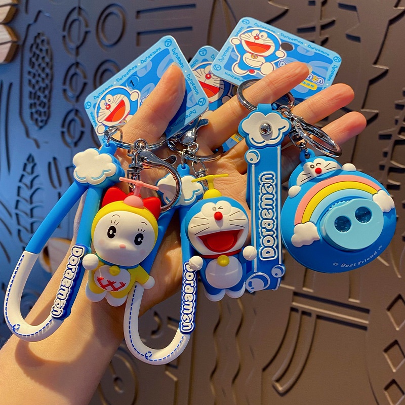 Móc Khóa Hình Máy Ảnh Doraemon Đáng Yêu