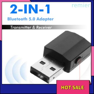 Re bluetooth 5.0 adapter audio receiver 2 in 1 usb transmitter thiết bị kỹ thuật số