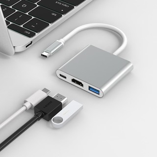 3in1 multi-function usb c docking station type c to hdmi 4k pd usb 3.0 c usb-c dock type-c hub adapter for laptop switch phone tablet