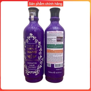HẤP PHỤC HỒI KERATIN NANO COMPLEX MÀU TÍM 1000ML