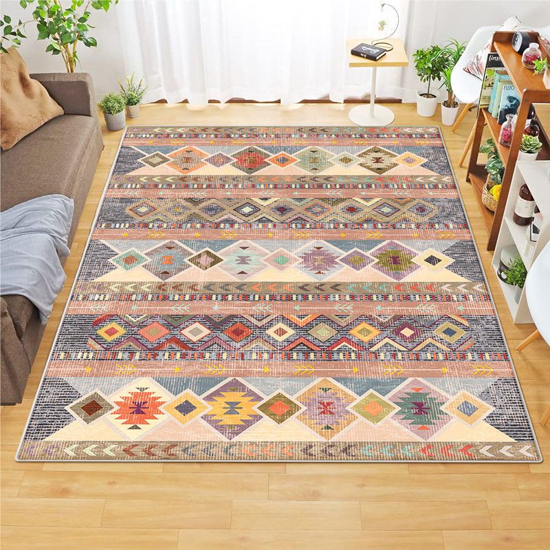 Bắc âu retro thảm phong cách dân tộc phòng khách thảm trang trí 80 * 120cm thảm hình chữ nhật