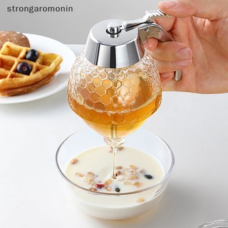 St acrylic honey dispenser container portable squeeze bottle anti-drip honey jar juice dispenser honey drain pot dụng cụ nhà bếp st