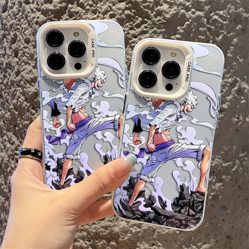 Ốp Điện Thoại Cứng Mặt Nhám one piece luffy nika comic phone case tương thích cho iphone 11 12 13 14 15 pro max 14plus 15plus ốp lưng iphone 12promax 13promax 14promax iphone case