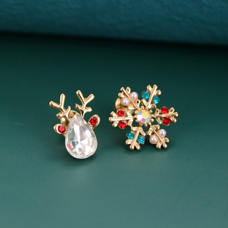 Ngọt ngào đáng yêu moose bông tai bông tai bông tai cho phụ nữ cô gái thời trang mới xuyên trang sức quà tặng giáng sinh bữa tiệc