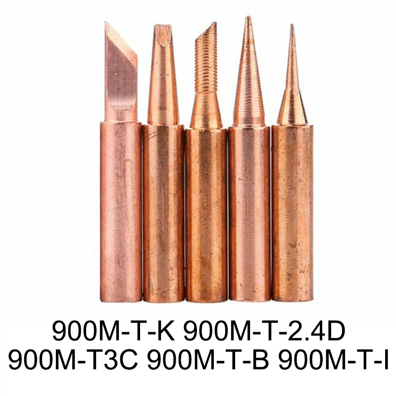 ​Đầu Hàn Bằng Đồng Nguyên Chất id 4mm 200-480 Độ 900m-Ti 900m-t-b Mới