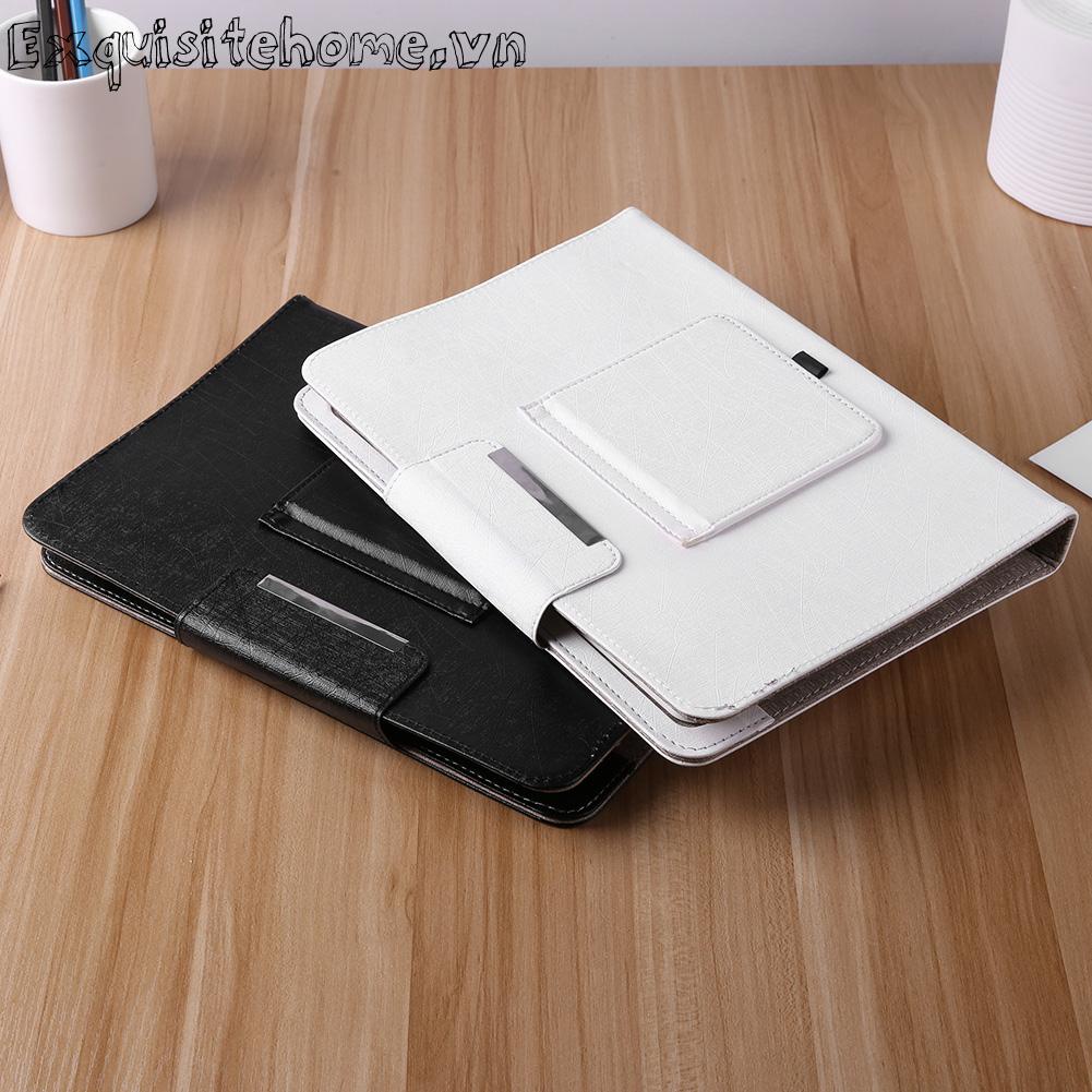 Bàn phím tương thích bluetooth không dây cho máy tính bảng 9 10 inch bao da pu stan