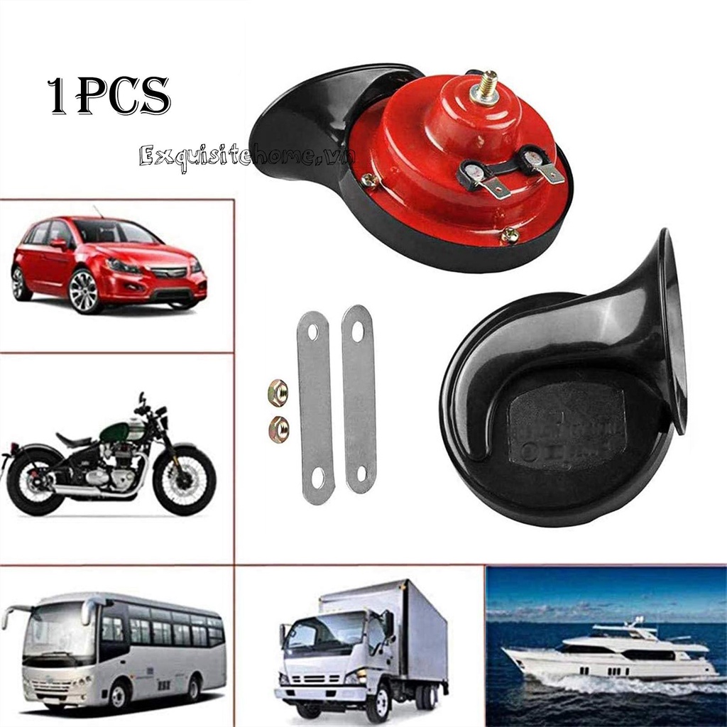 Còi điện tử loa cảnh báo âm thanh bass 120db cho xe tải ô tô xe máy