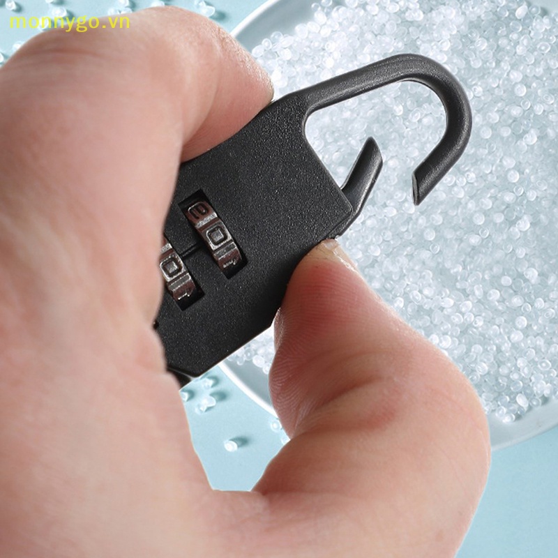 Monnygo mini dial chữ số mã số mật khẩu kết hợp ổ khóa an toàn du lịch khóa bảo mật cho hành lý khóa ổ khóa phòng tập thể dục vn