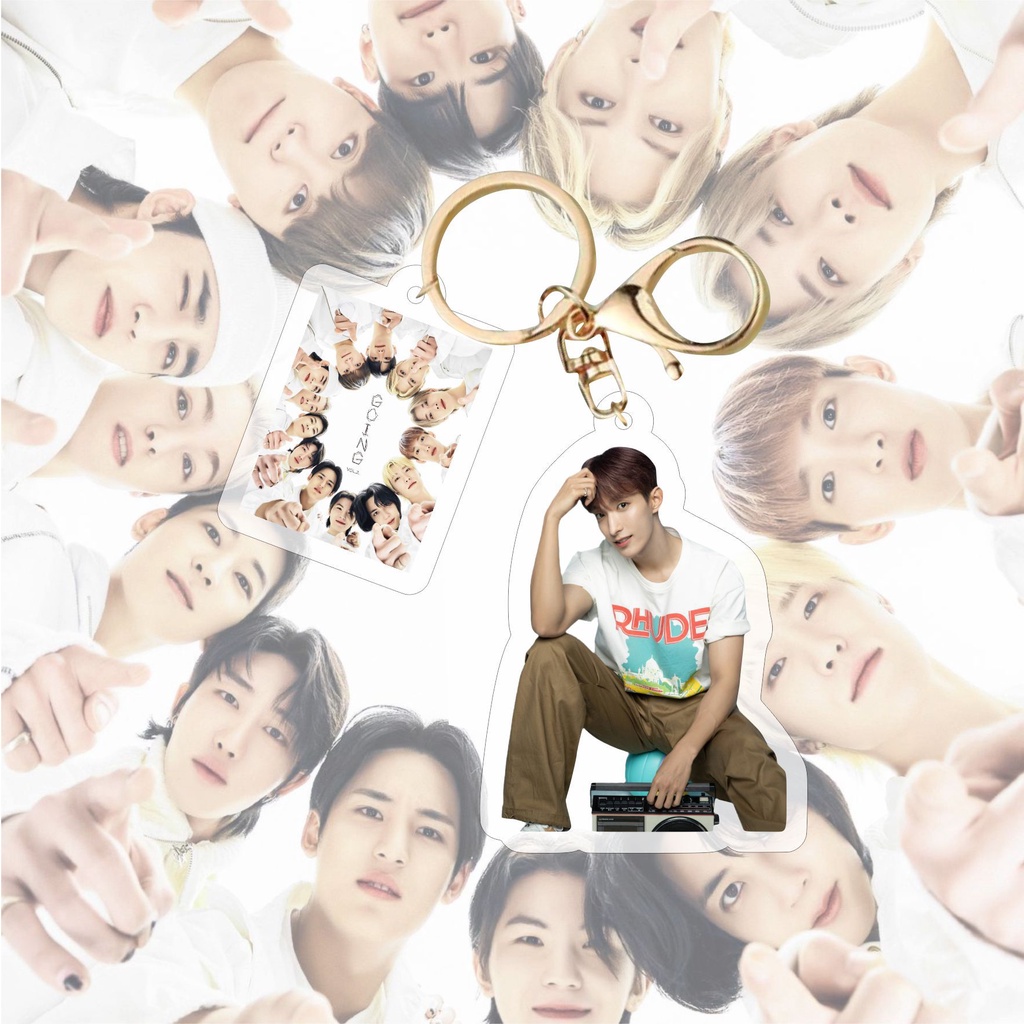 Kpop seventeen album mới acrylic keychain bag phụ kiện quyến rũ