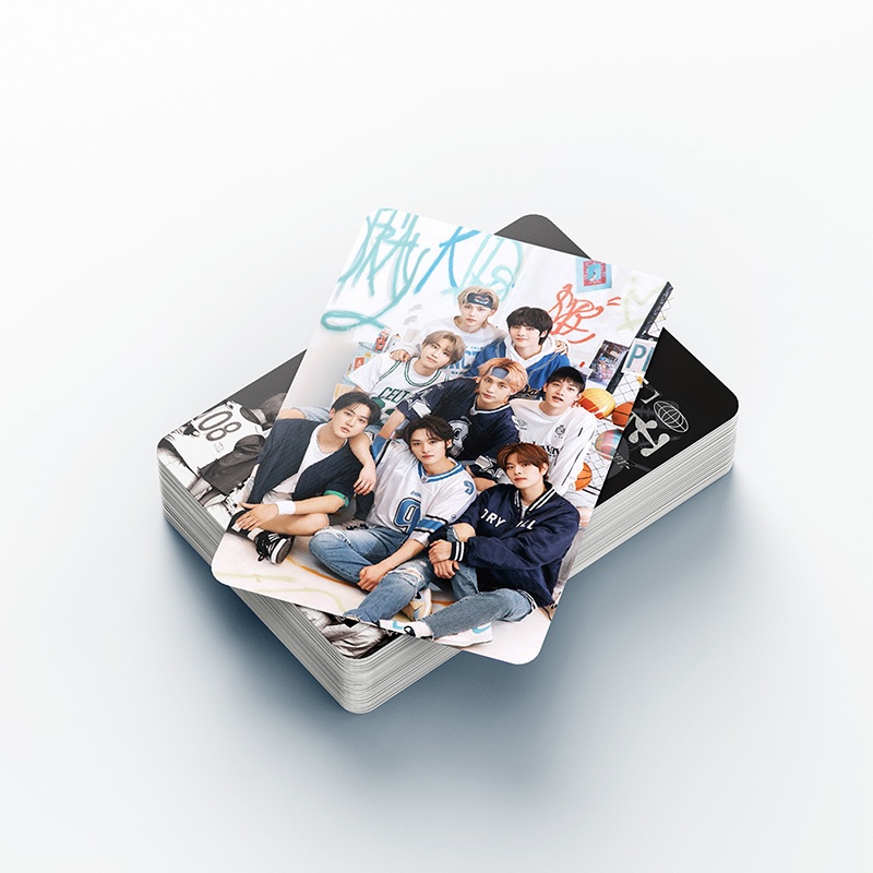 Stray kids LOMO Card Set 55 Tấm Thẻ Ảnh Social Path Super Bowl Hình Nhóm Nhạc