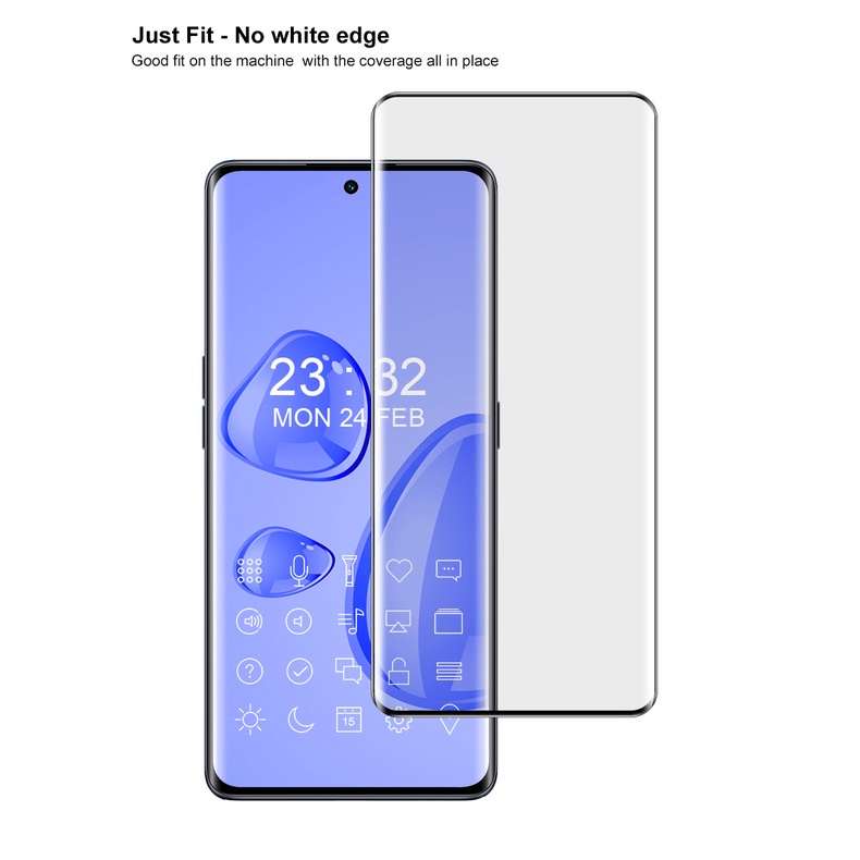 Bảo vệ màn hình bằng kính cường lực cong full cover cho oppo find x x2 x3 x5 pro reno 8t 3 4 5 6 10 pro plus